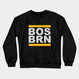 Boston Hockey Fan | BOS BRN Crewneck Sweatshirt